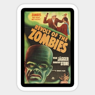 Revolt of the zombies Sticker